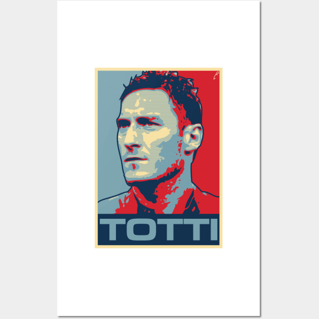 Totti Wall Art by DAFTFISH